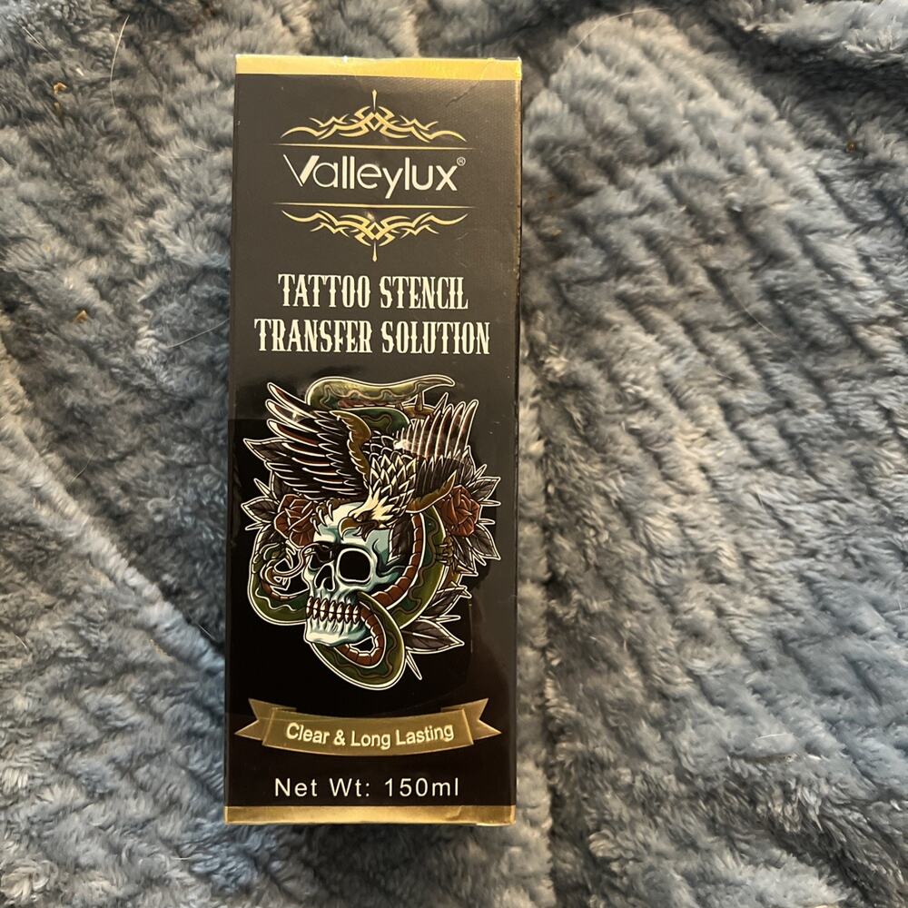 Valleylux Tattoo Stencil Transfer Solution 150ml New